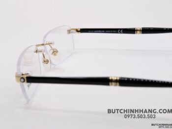 Gọng kính Montblanc Rimless Gold Eyeglasses 9101 - gong kinh montblanc rimless gold eyeglasses 9103