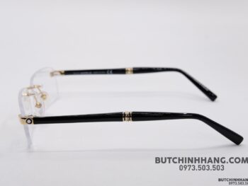 Gọng kính Montblanc Rimless Gold Eyeglasses 9101 - gong kinh montblanc rimless gold eyeglasses 9104