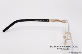 Gọng kính Montblanc Rimless Rose Gold Eyeglasses 398 - gong kinh montblanc rimless rose gold eyeglasses 399