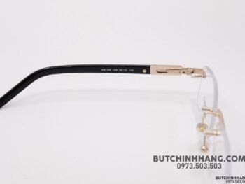 Gọng kính Montblanc Rimless Rose Gold Eyeglasses 398 - gong kinh montblanc rimless rose gold eyeglasses 399