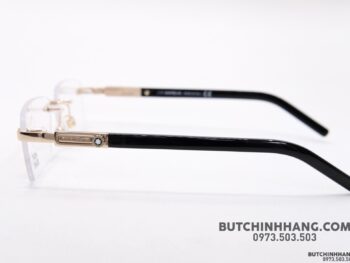 Gọng kính Montblanc Rimless Rose Gold Eyeglasses 398 - gong kinh montblanc rimless rose gold eyeglasses 400