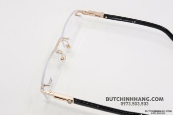 Gọng kính Montblanc Rimless Rose Gold Eyeglasses 398 - gong kinh montblanc rimless rose gold eyeglasses 402