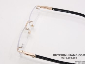 Gọng kính Montblanc Rimless Rose Gold Eyeglasses 398 - gong kinh montblanc rimless rose gold eyeglasses 402