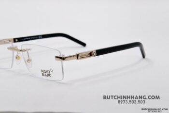 Gọng kính Montblanc Rimless Rose Gold Eyeglasses 398 - gong kinh montblanc rimless rose gold eyeglasses 403
