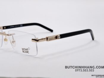 Gọng kính Montblanc Rimless Rose Gold Eyeglasses 398 - gong kinh montblanc rimless rose gold eyeglasses 403