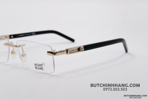 Gọng kính Montblanc Rimless Rose Gold Eyeglasses 398