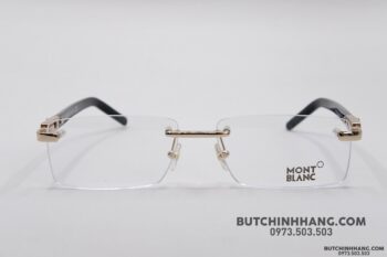 Gọng kính Montblanc Rimless Rose Gold Eyeglasses 398 - gong kinh montblanc rimless rose gold eyeglasses 405
