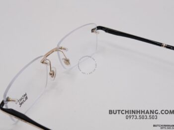 Gọng kính Montblanc Rimless Rose Gold Eyeglasses 577 - gong kinh montblanc rimless rose gold eyeglasses 580