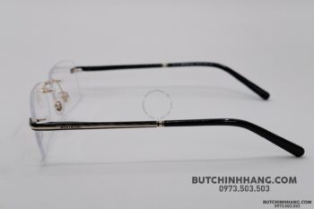 Gọng kính Montblanc Rimless Rose Gold Eyeglasses 577 - gong kinh montblanc rimless rose gold eyeglasses 582