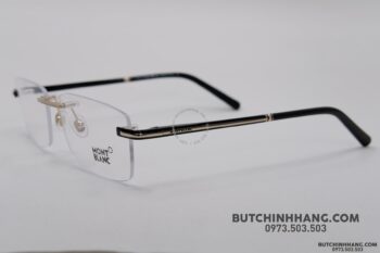 Gọng kính Montblanc Rimless Rose Gold Eyeglasses 577 - gong kinh montblanc rimless rose gold eyeglasses 583
