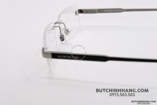 Gọng kính Montblanc Rimless Titanium Eyeglasses 661 - Hình ảnh 6