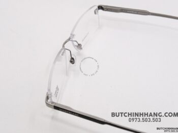 Thông số kính: MB 661 13 Gọng kính Montblanc Rimless Titanium Eyeglasses 661 - gong kinh montblanc rimless titanium eyeglasses 666