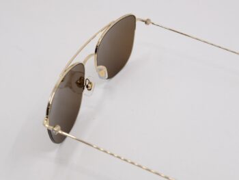 Kính mát Montblanc Established Gold - Brown Sunglasses MB0096S - kinh mat montblanc established gold brown sunglasses mb0096s 2