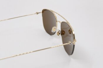 Kính mát Montblanc Established Gold - Brown Sunglasses MB0096S - kinh mat montblanc established gold brown sunglasses mb0096s