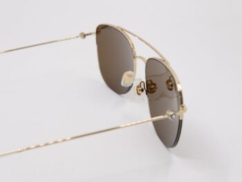 Kính mát Montblanc Established Gold - Brown Sunglasses MB0096S - kinh mat montblanc established gold brown sunglasses mb0096s