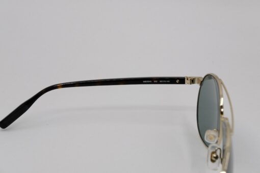 Kính mát Montblanc Established Gold/Havana - Green Sunglasses MB0054S - Ảnh 8