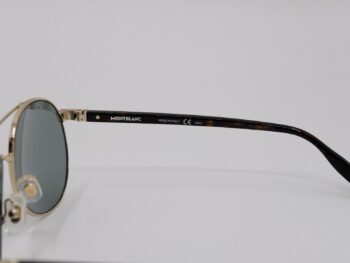 Kính mát Montblanc Established Gold/Havana - Green Sunglasses MB0054S - kinh mat montblanc established goldhavana green sunglasses mb0054s 2