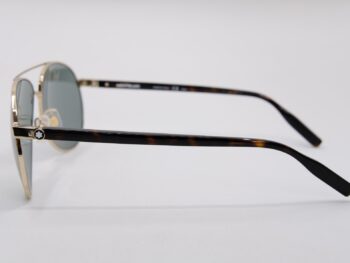 Kính mát Montblanc Established Gold/Havana - Green Sunglasses MB0054S - kinh mat montblanc established goldhavana green sunglasses mb0054s 5
