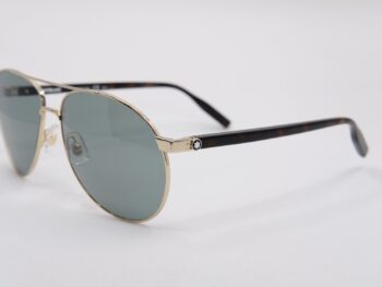 Kính mát Montblanc Established Gold/Havana - Green Sunglasses MB0054S - kinh mat montblanc established goldhavana green sunglasses mb0054s 7