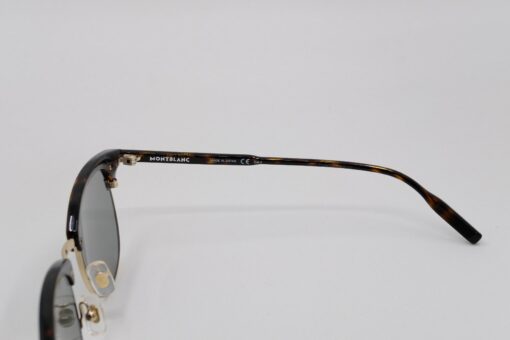 Kính mát Montblanc Green Round Men's Sunglasses MB0083S - Hình ảnh 7