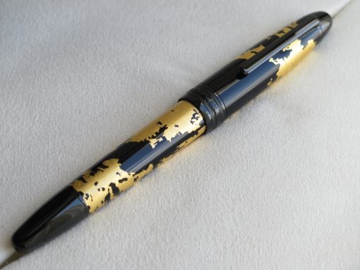 Bút Montblanc Meisterstuck Solitaire Calligraphy Gold Leaf Rollerball Pen 119689 2