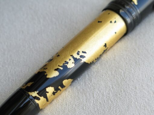 Bút Montblanc Meisterstuck Solitaire Calligraphy Gold Leaf Rollerball Pen 119689 - Image 4
