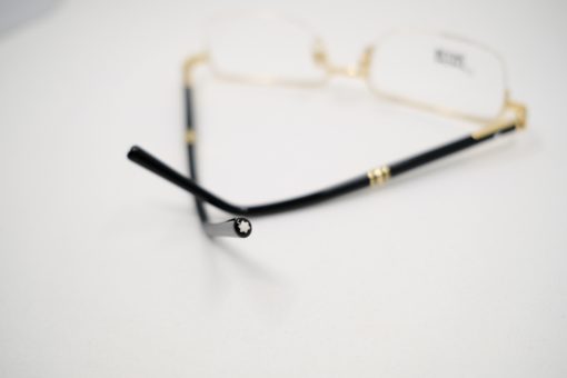 Gọng kính Montblanc Gold Semi-rimless eyeglasses MB488