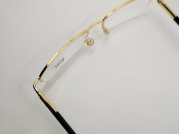 Gọng kính Montblanc Gold Semi-rimless eyeglasses MB488 030 - gong kinh montblanc gold semi rimless eyeglasses mb488 32 scaled