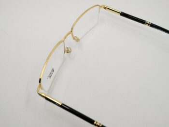 Gọng kính Montblanc Gold Semi-rimless eyeglasses MB488 030 - gong kinh montblanc gold semi rimless eyeglasses mb488 35 scaled