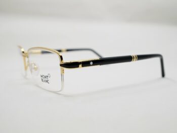 Gọng kính Montblanc Gold Semi-rimless eyeglasses MB488 030 - gong kinh montblanc gold semi rimless eyeglasses mb488 40 scaled