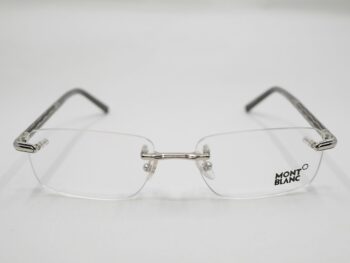 Gọng kính Montblanc Silver Rimless Eyeglasses MB432 - gong kinh montblanc silver rimless eyeglasses mb439 scaled