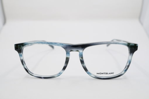 Gọng kính Montblanc Square Grey Men’s Eyeglasses MB0014O Gọng kính Montblanc Mới Nguyên Hộp