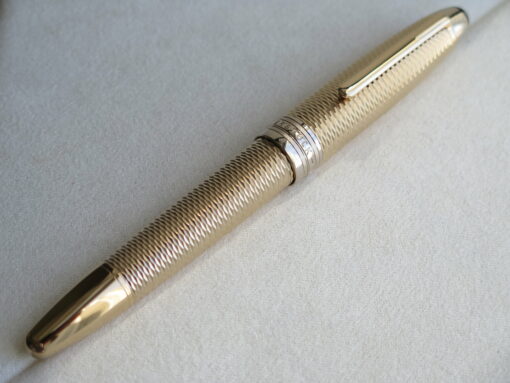 Bút Montblanc Meisterstuck Solitaire Geometry Champagne Gold Legrand Rollerball Pen 118102 - Image 5