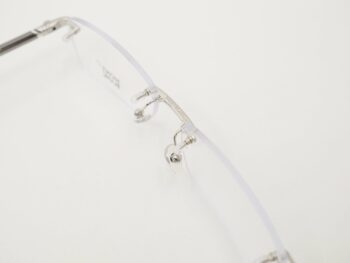 Gọng kính Montblanc Silver Rimless Eyeglasses MB492 - gong kinh montblanc silver rimless eyeglasses mb493 scaled