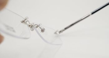 Gọng kính Montblanc Silver Rimless Eyeglasses MB492 - gong kinh montblanc silver rimless eyeglasses mb498