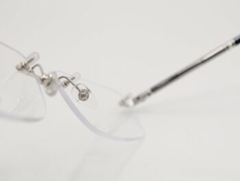 Gọng kính Montblanc Silver Rimless Eyeglasses MB492 - gong kinh montblanc silver rimless eyeglasses mb498 scaled