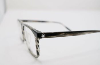Montblanc Square Gray Havana Men's Eyeglasses MB0014OA - montblanc square gray havana mens eyeglasses mb0014oa 5