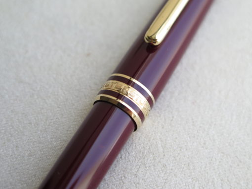 Bút Montblanc Meisterstuck Classique Burgundy BallPoint Pen (đã sử dụng) Bút Montblanc cũ Bút Bi Xoay Montblanc 2