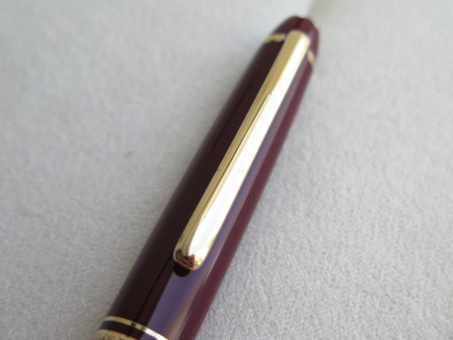 Bút Montblanc Meisterstuck Classique Burgundy BallPoint Pen (đã sử dụng) Bút Montblanc cũ Bút Bi Xoay Montblanc 3