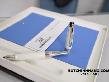 Bộ set bút quà tặng Montblanc Meisterstuck Tribute to the Mont Blanc Fountain Pen & sổ da - bo set but qua tang montblanc meisterstuck tribute to the mont blanc fountain pen amp so da 1