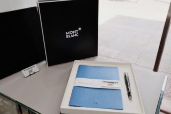 Bộ set bút quà tặng Montblanc StarWalker Black Mystery Ballpoint Pen & sổ da - bo set but qua tang montblanc starwalker black mystery ballpoint pen amp so da 1