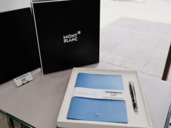 Bộ set bút quà tặng Montblanc StarWalker Black Mystery Ballpoint Pen & sổ da - bo set but qua tang montblanc starwalker black mystery ballpoint pen amp so da 1 scaled