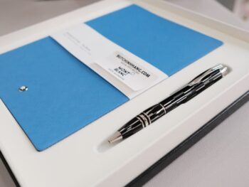Alternative view of Bộ set bút quà tặng Montblanc StarWalker Black Mystery Ballpoint Pen & sổ da