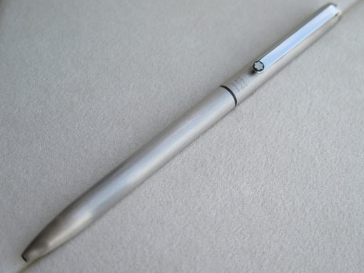 Bút Montblanc Slimline 2 Color Silver Metal Ballpoint Pen 2735 Bút Montblanc cũ Bút Bi Xoay Montblanc