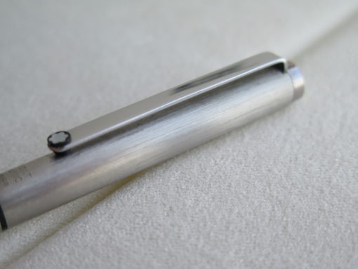 Bút Montblanc Slimline 2 Color Silver Metal Ballpoint Pen 2735 Bút Montblanc cũ Bút Bi Xoay Montblanc 3