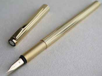 Bút Montblanc Noblesse Gold Plate Fountain Pen Montblanc Vintage Bút Máy Montblanc