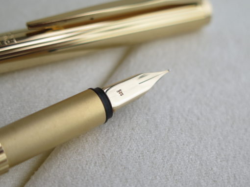 Bút Montblanc Noblesse Gold Plate Fountain Pen Bút Montblanc Bút Máy Montblanc 9