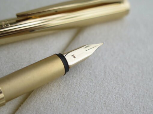 Bút Montblanc Noblesse Gold Plate Fountain Pen 1147 - Hình ảnh 9