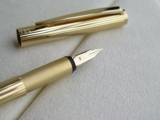 Bút Montblanc Noblesse Gold Plate Fountain Pen 1147 - Hình ảnh 6