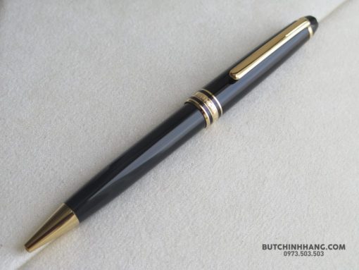 Bộ set bút Montblanc Meisterstuck Classique Gold Ballpoint Pen & Pocket Holder 6cc Montblanc Meisterstuck Bút Bi Xoay Montblanc 2